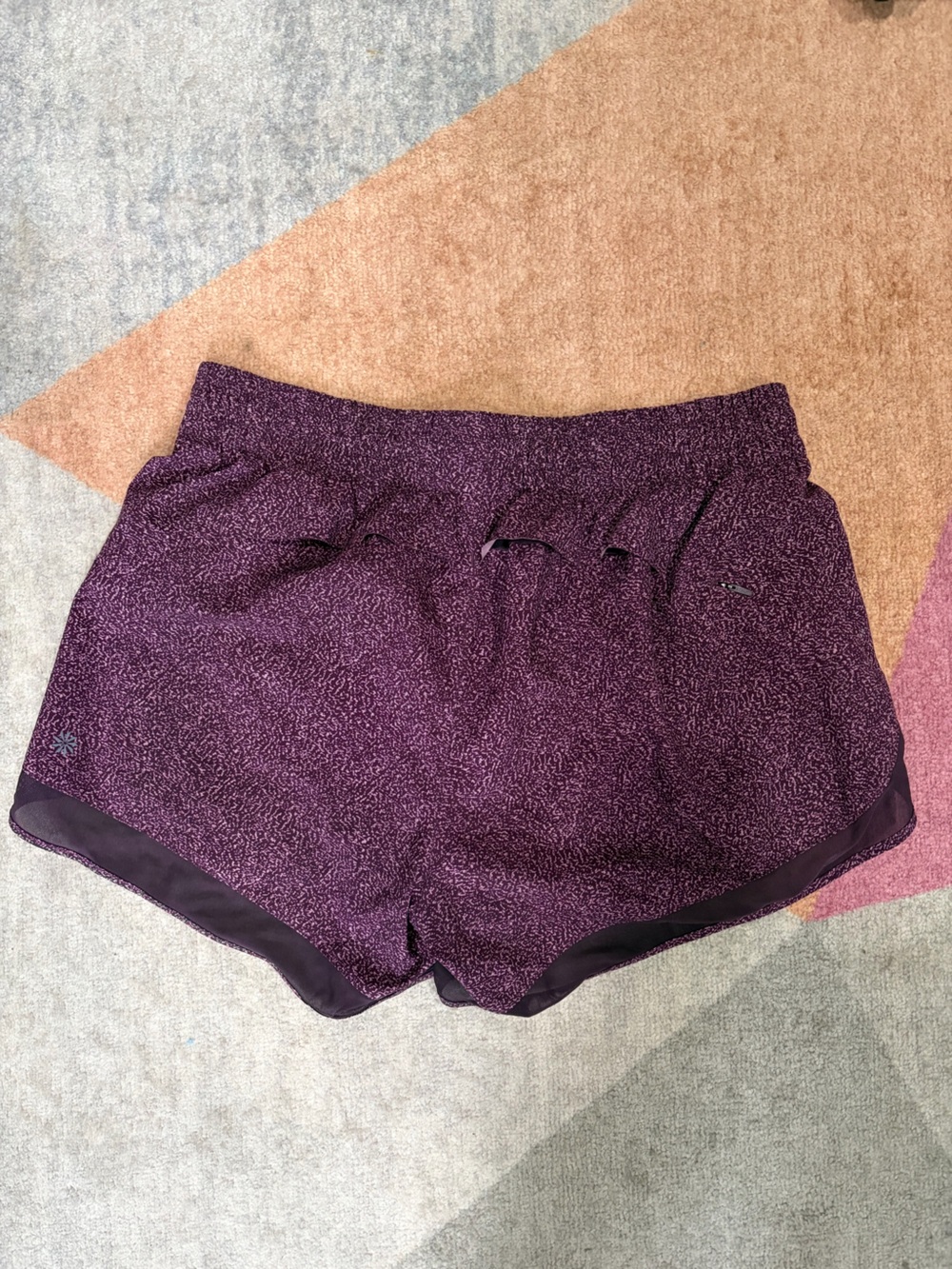 Printed Mesh Racer Run Short 4” - Picture 4 of 6